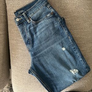 Old Navy High Rise Distressed Denim